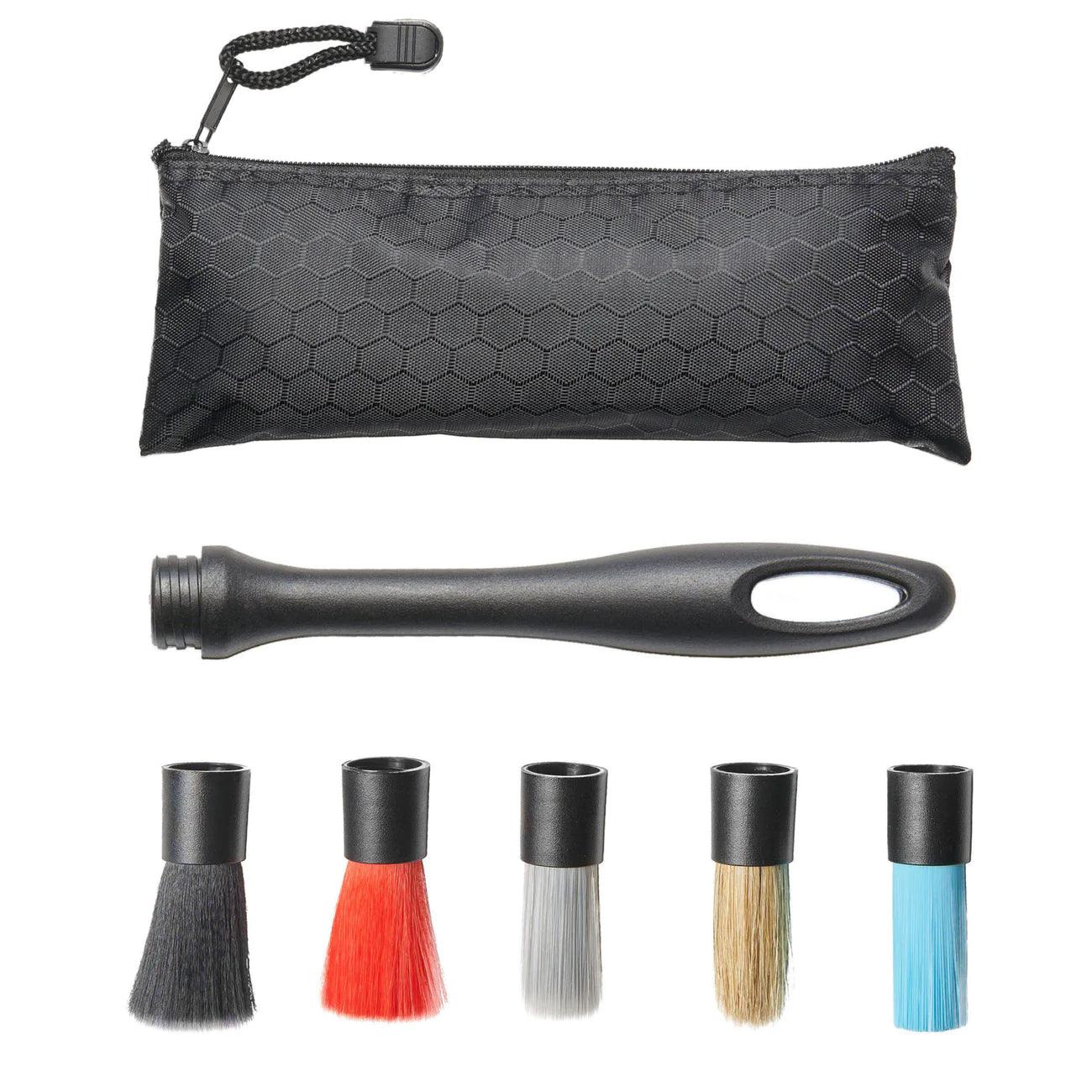 CARMODO® 5+1 Detailing Pinselset mit Tasche - Plexiclick®