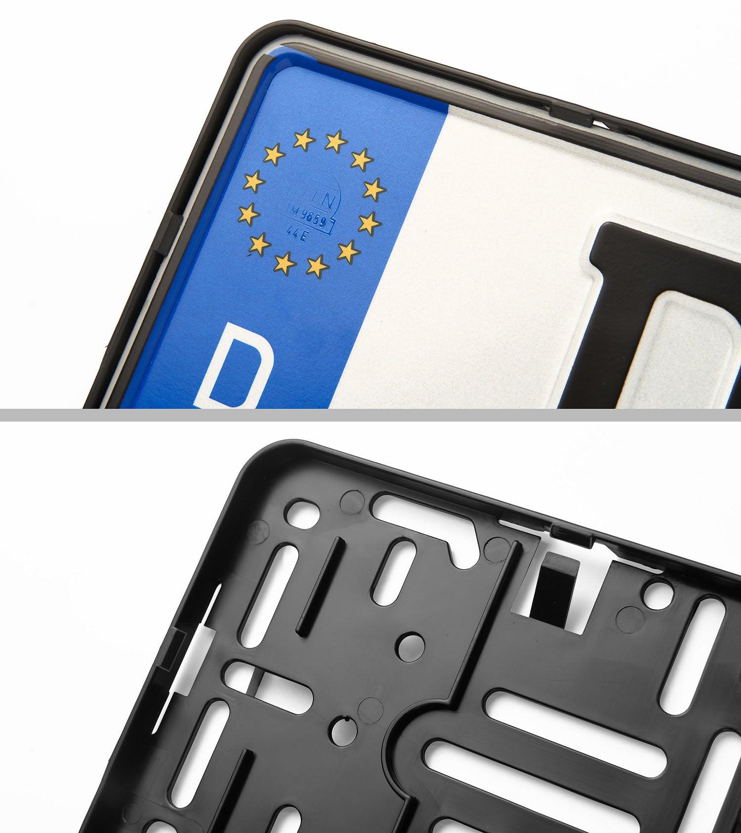 Kennzeichenhalter Dezentofix® V1 - Plexiclick®