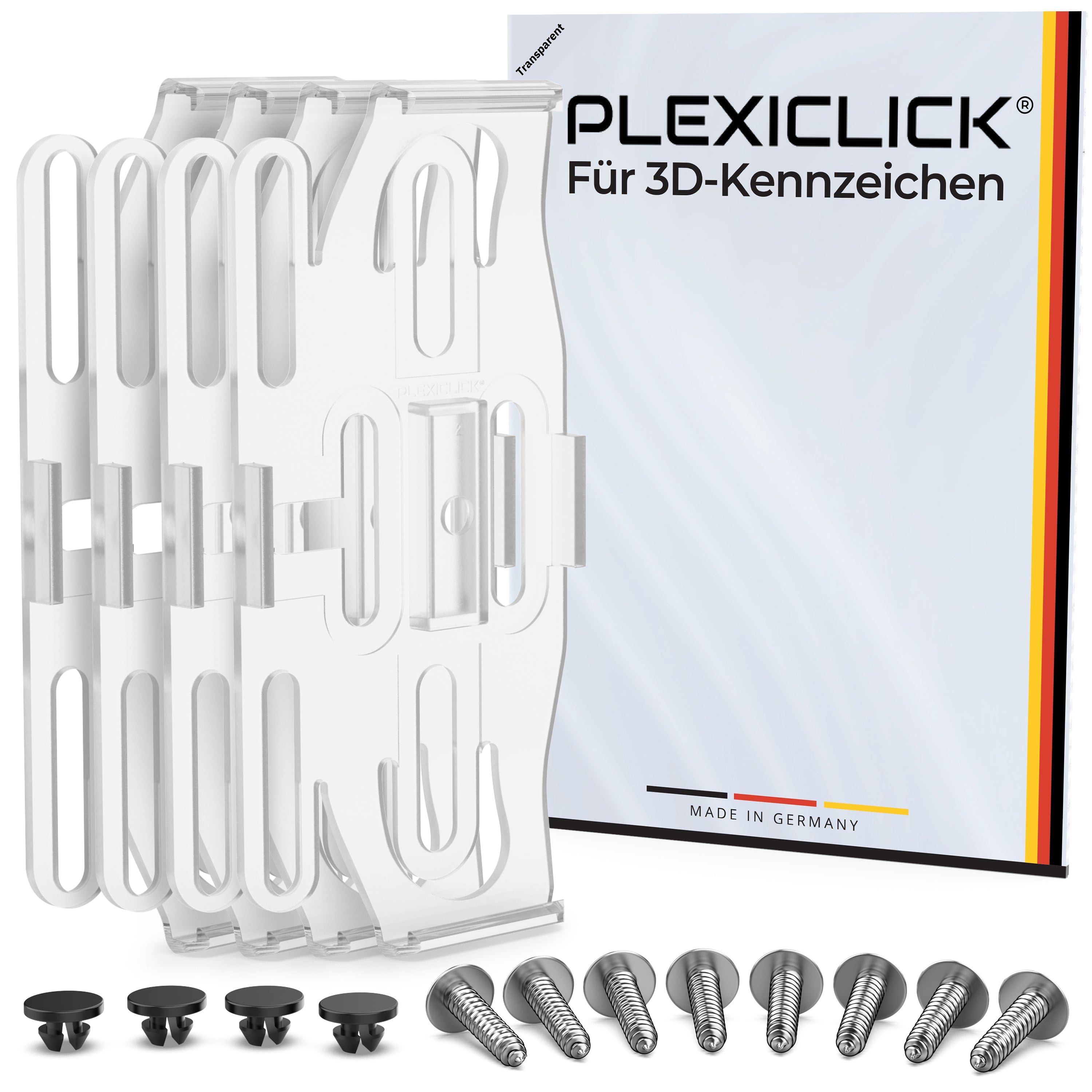 Kennzeichenhalter Plexiclick V1.3D